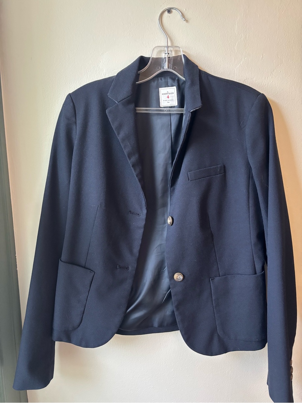 GAP Women's Navy Single-Breasted Blazer